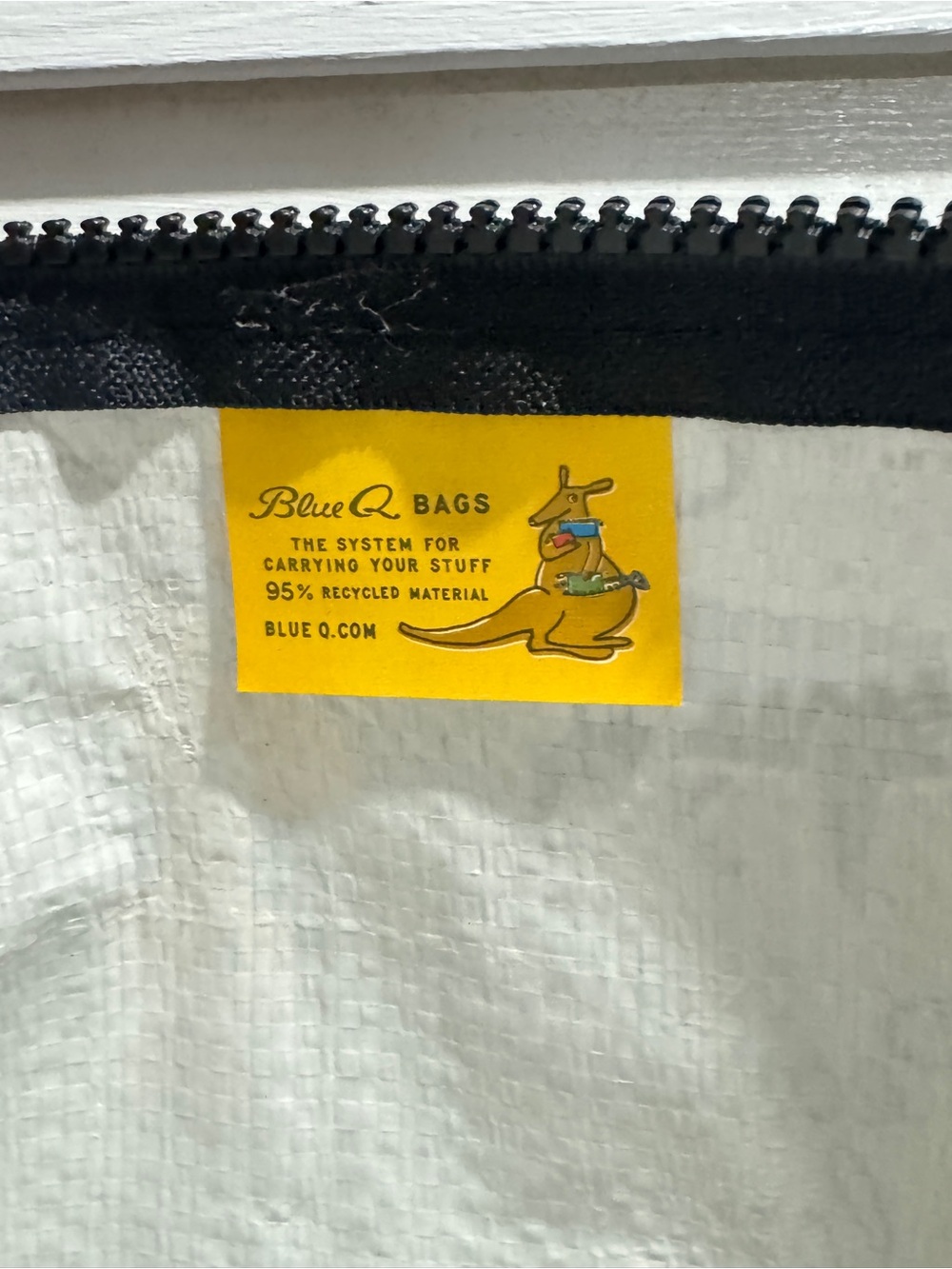 Blue Q Grey Cat Print Zip Pouch - Picture 4 of 4